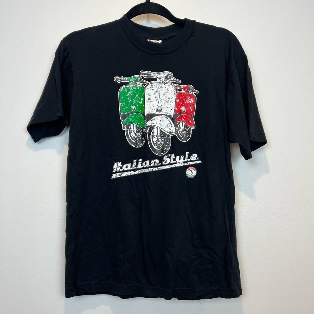 Italy Graphic Vespa Tee Made in Italy SZ M Italian Style